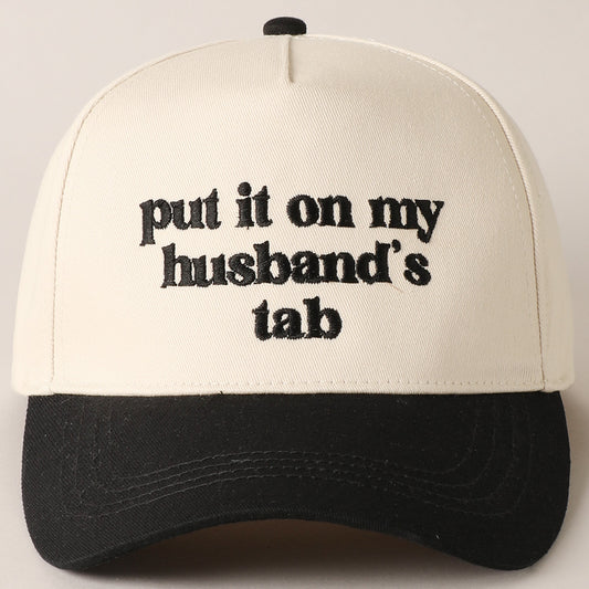 Husband's Tab Trucker Hat